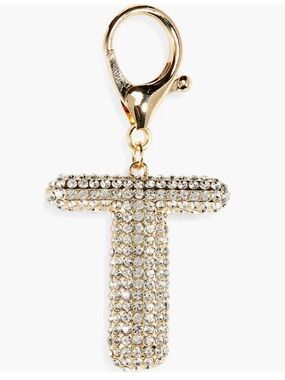 Leith Pavé Initial Bag Charm